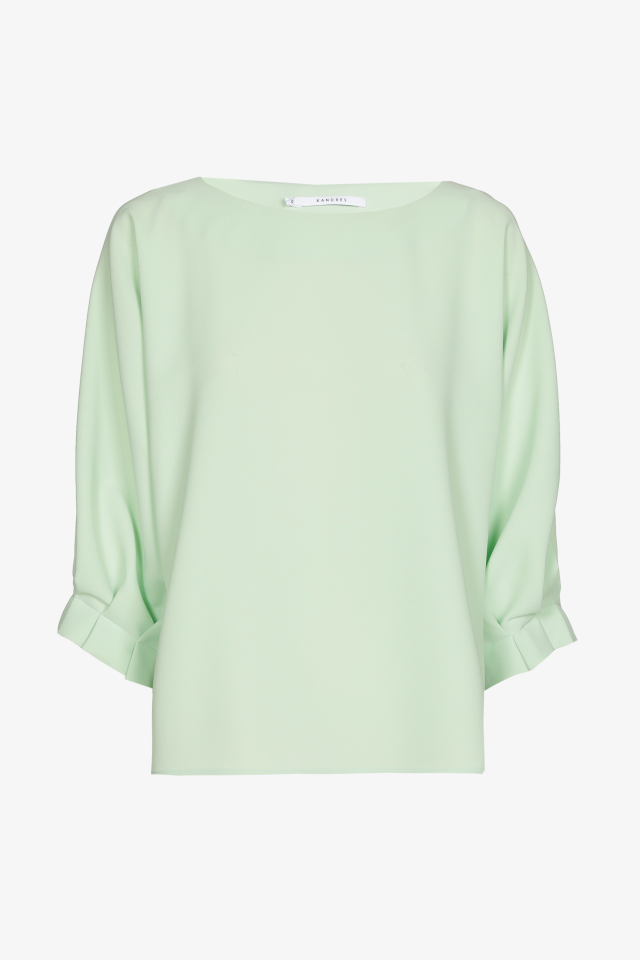 Bluse mit elegantem Faltendetail