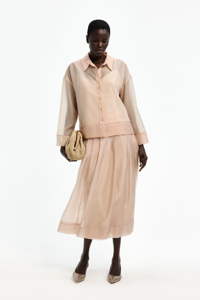 Feestelijke organza rok 