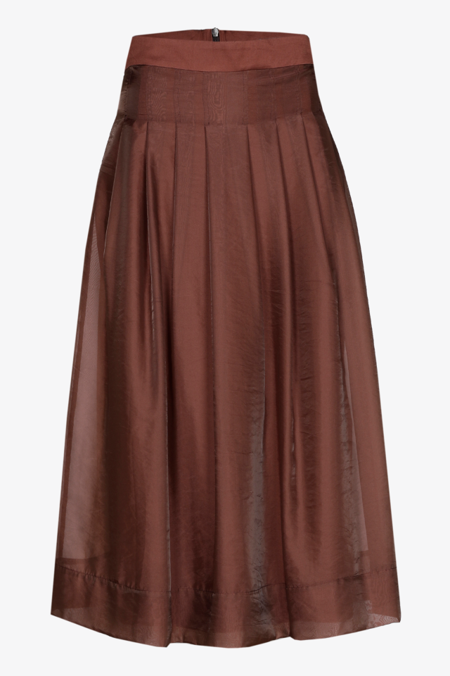 Jupe festive en organza 