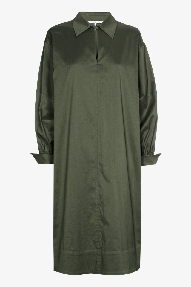 Robe chemise à manches larges