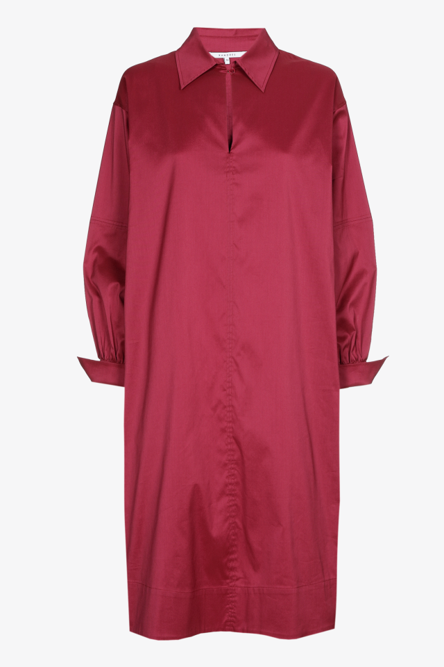 Robe chemise à manches larges