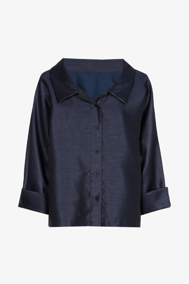 Satijnen blouse