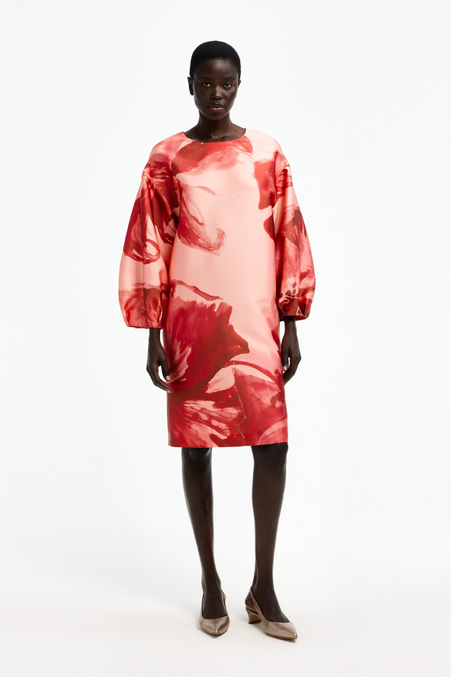 Robe à imprimé floral aquarelle