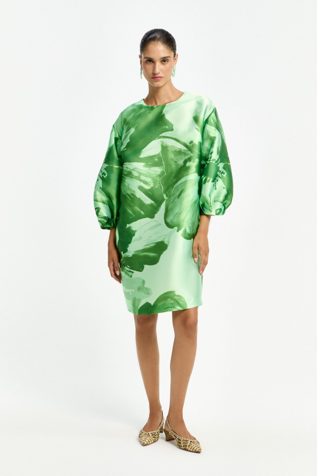 Robe à imprimé floral aquarelle