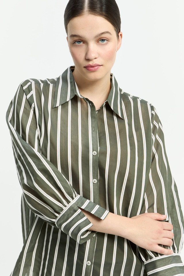 Gestreept hemd dames