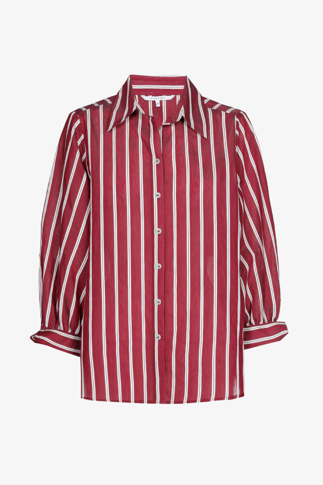 Striped feminine blouse