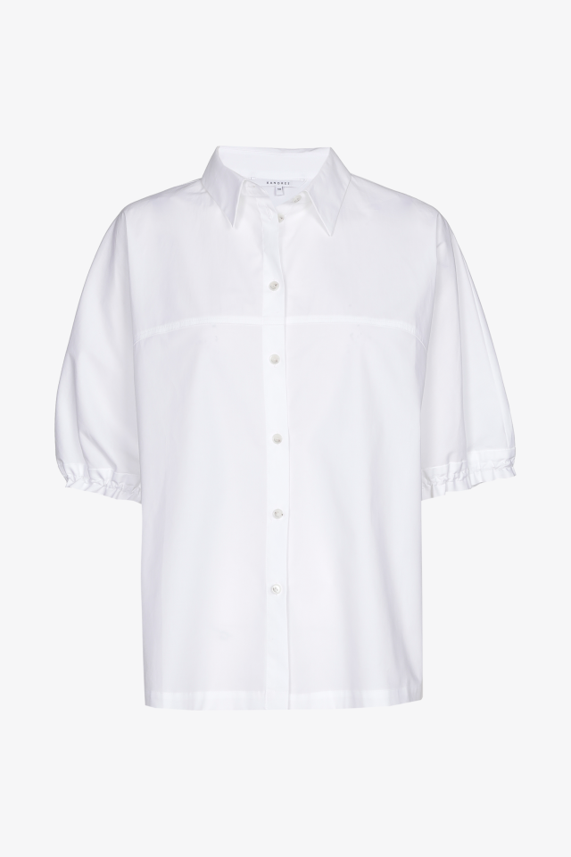 Katoenen hemd met korte mouw