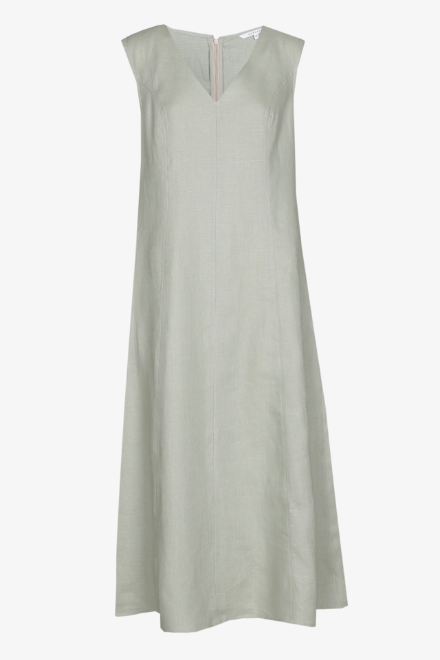 Robe midi en lin 