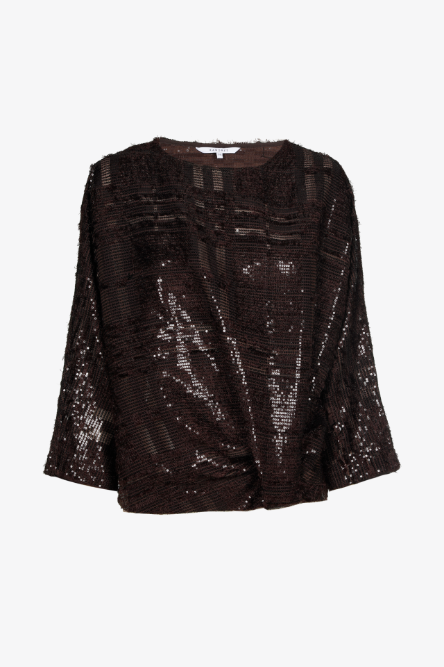 Blouse met pailletten