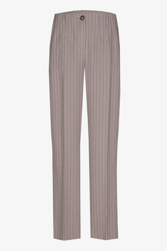 Striped trousers