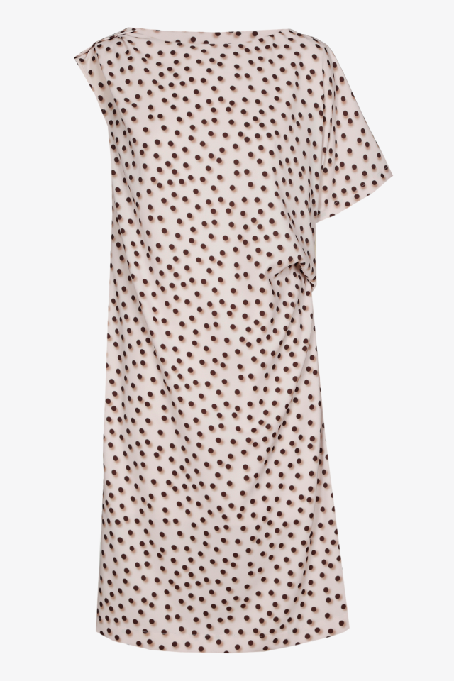 Kurzes Kleid im Punktedessin