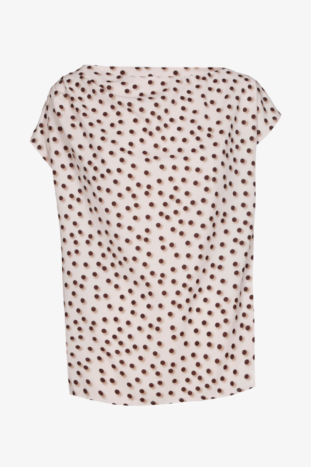 Bluse im Punktedessin