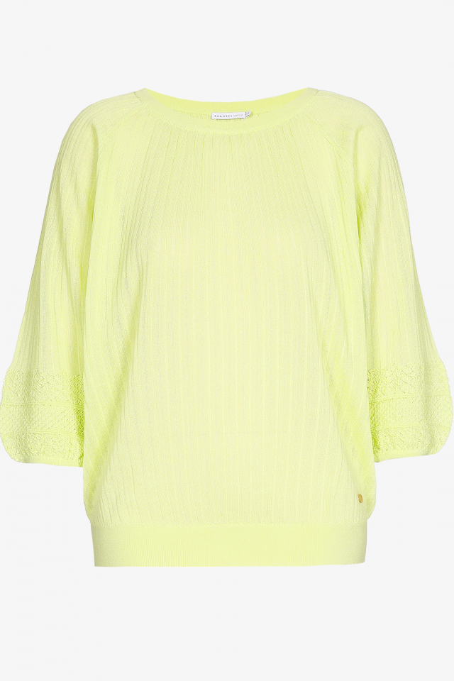 Pull met ronde hals