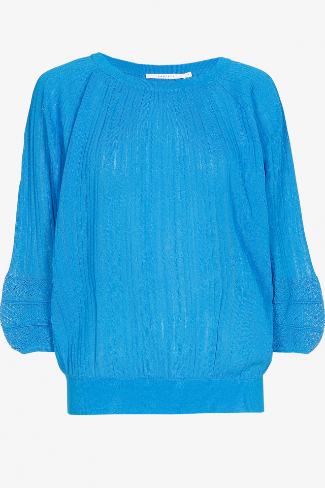 Pull met ronde hals