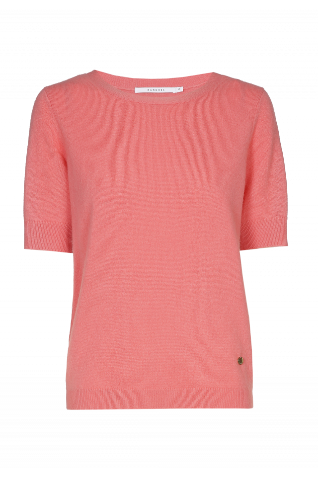 Pull met korte mouwen  kasjmier