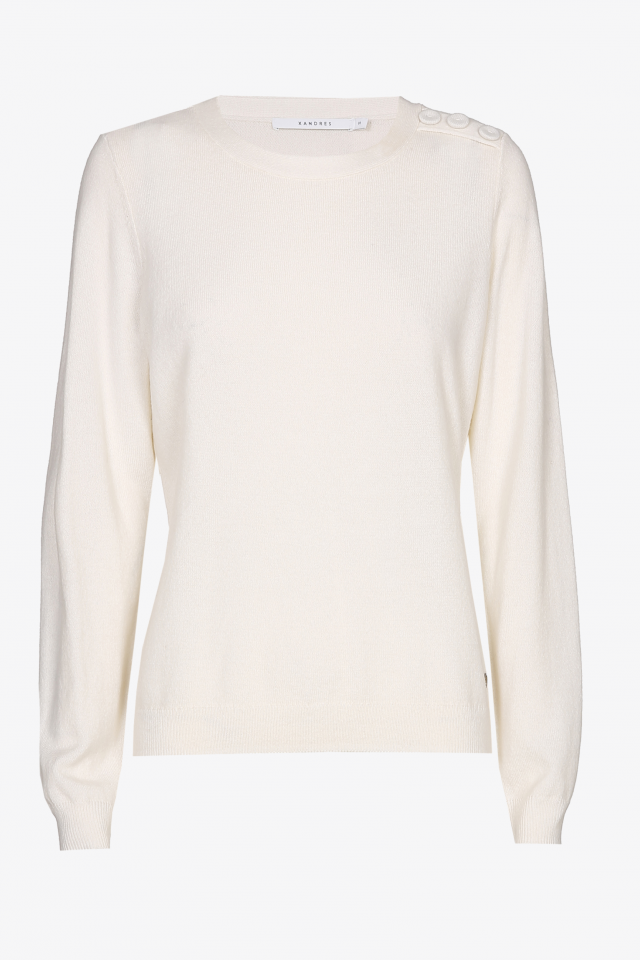 Pull in cashmere en wolmix