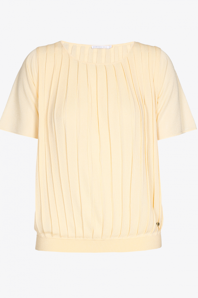 Pull met transparante mouwen