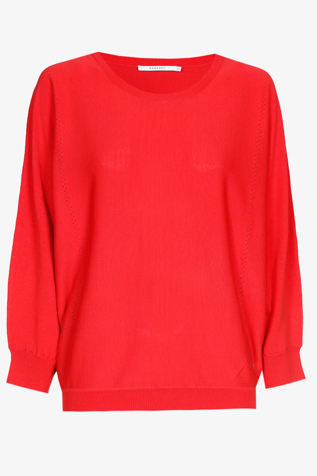 Oversized trui in zijdemix