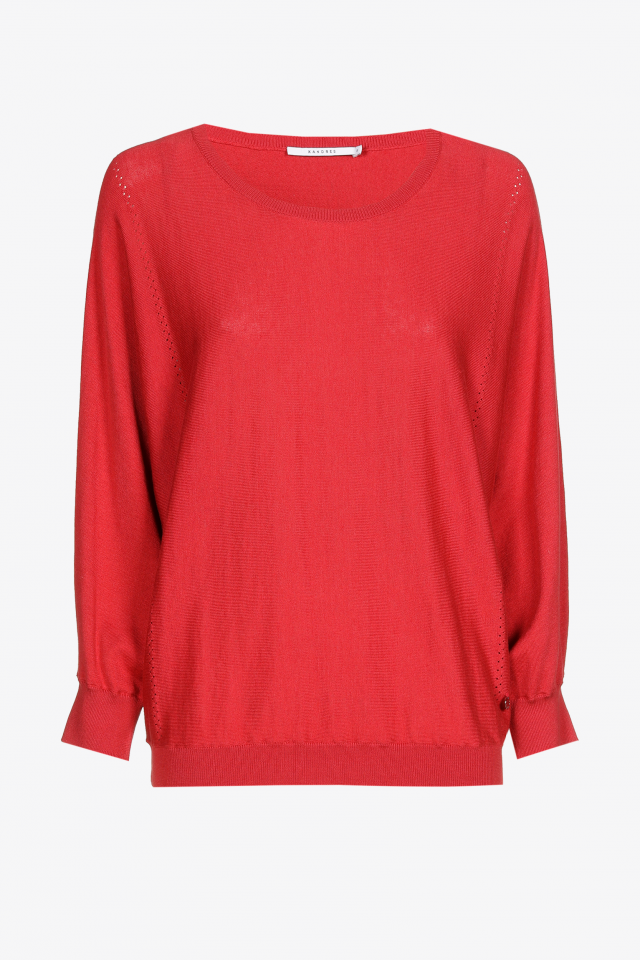 Zomerse pull met zijde