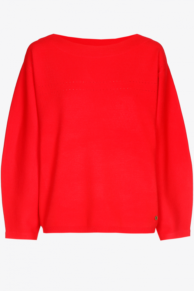 Jumper with wide sleeves