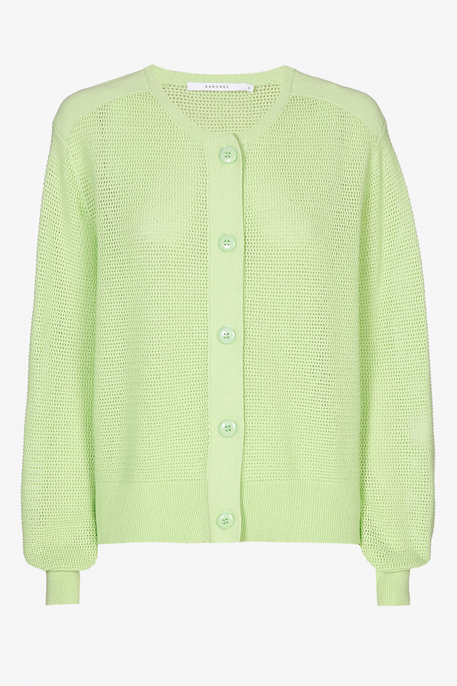 Crocheted gilet