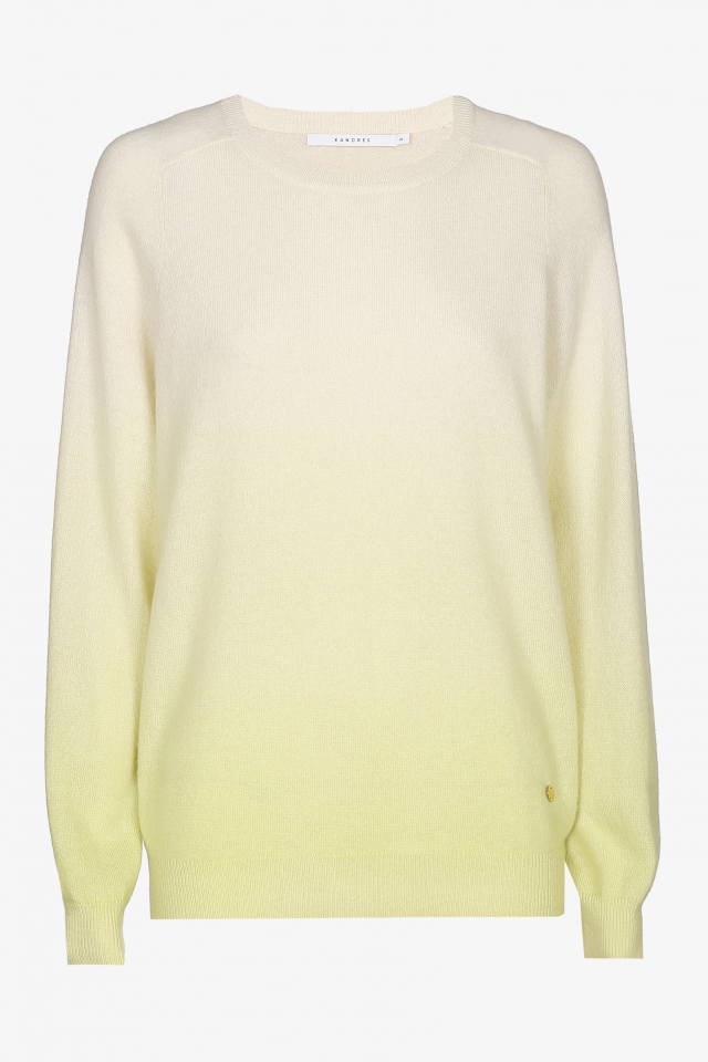 Supple jumper with gradient
