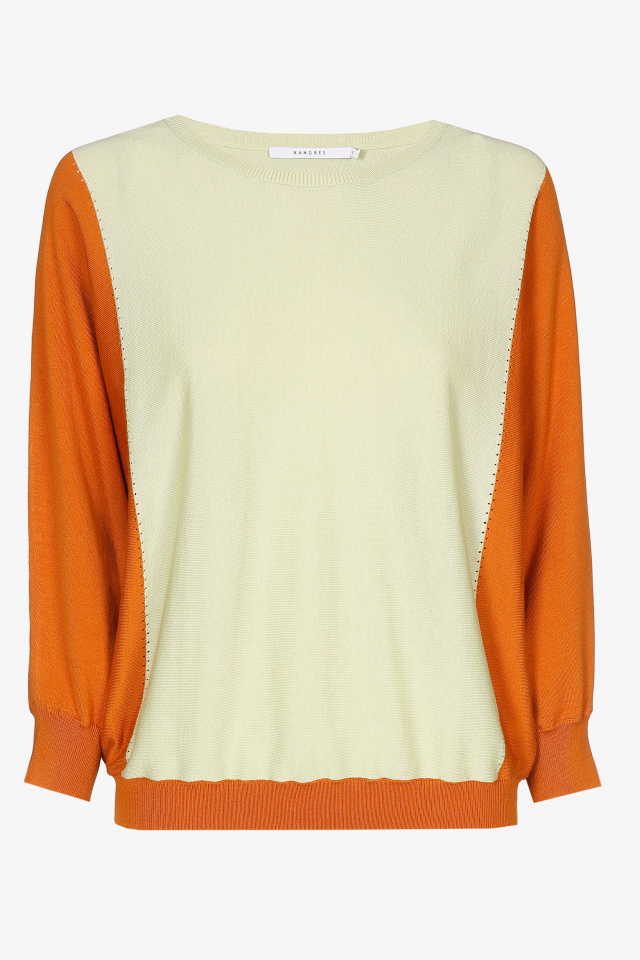 Oversized trui in zijdemix