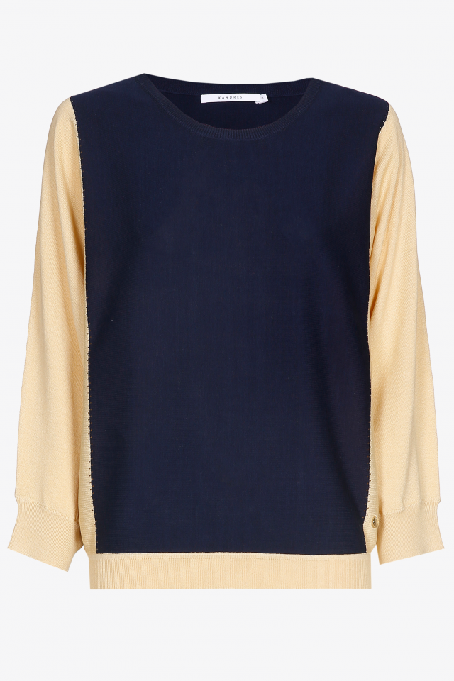 Pull surdimensionné en mélange de soie