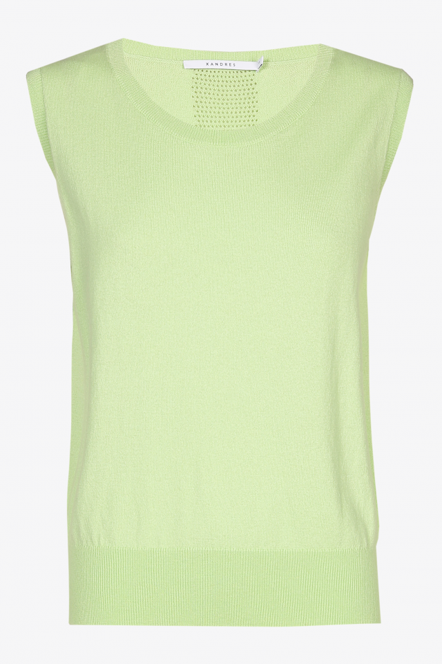 Sleeveless crochet top
