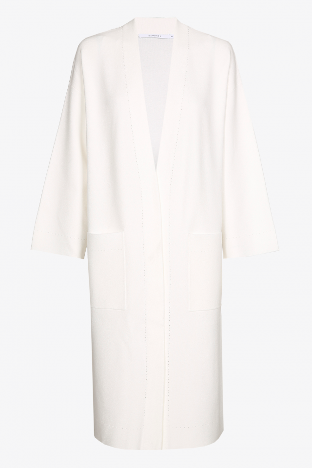 Lange cardigan met  zakken