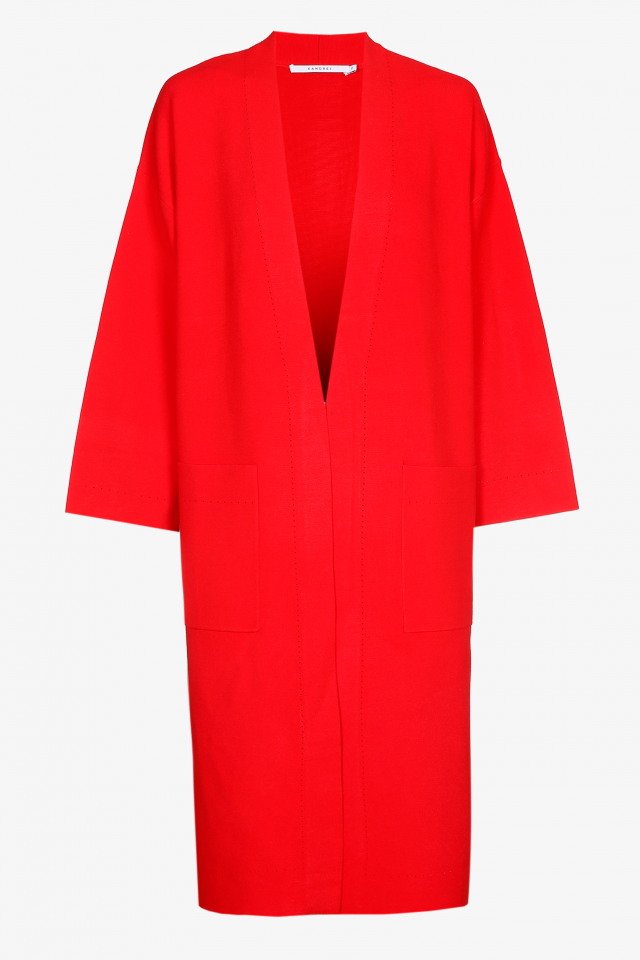 Long cardigan à poches