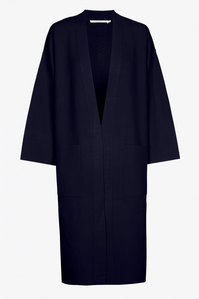 Long cardigan à poches