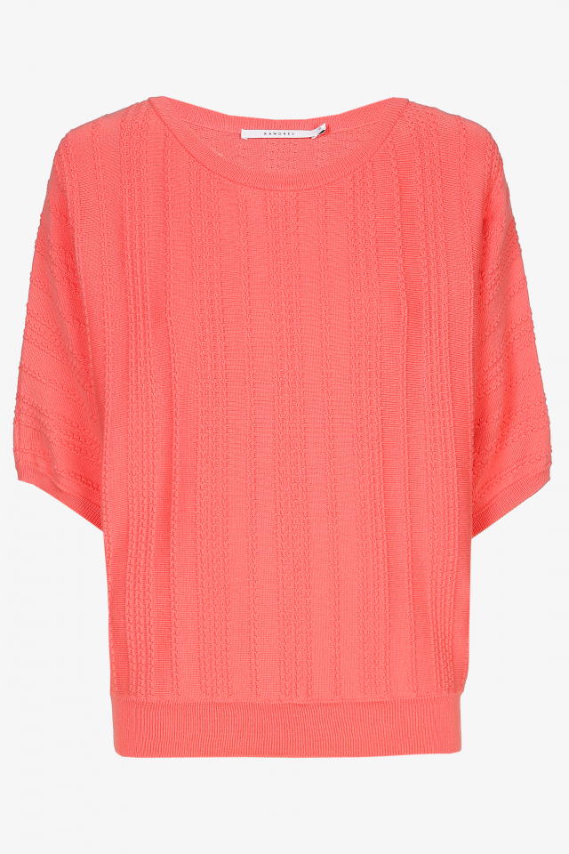 Oversized pull met wijde mouwen