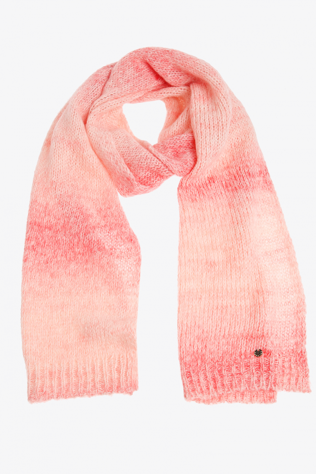 Écharpe colorée en mélange de laines