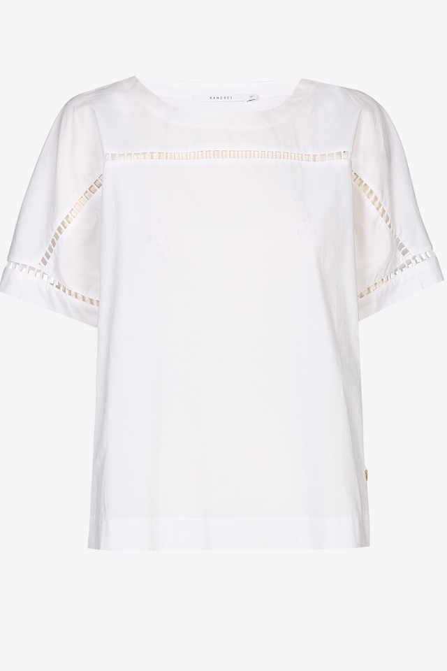 T-shirt met ronde hals