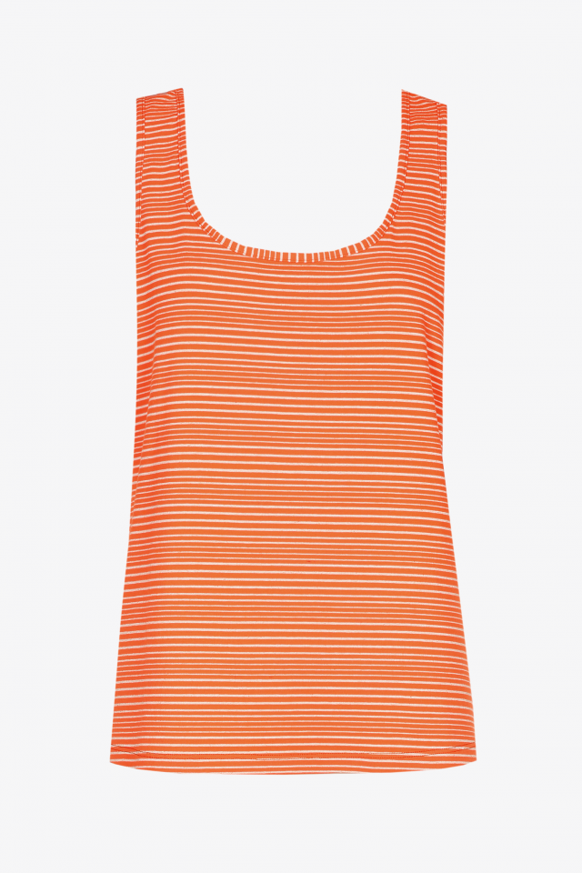 Neon top met strepen