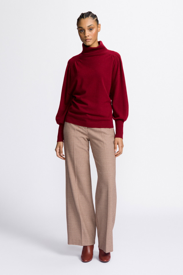 Turtleneck in cashmere blend
