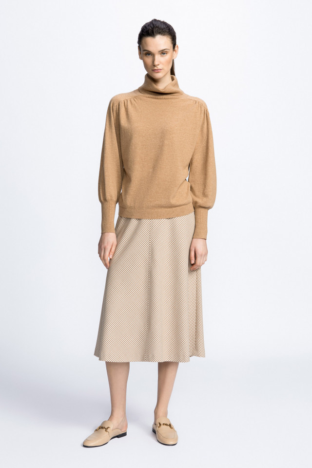 Turtleneck in cashmere blend