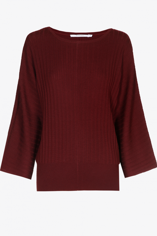 Pull met vleermuismouwen