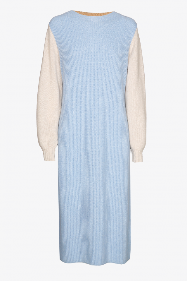 Dress in a cashmere blend