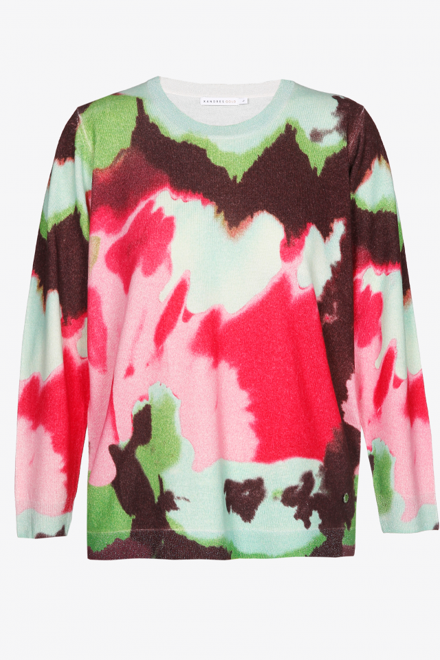 Pull en laine avec motif