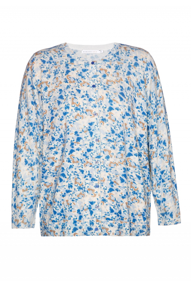 Gilet en laine avec motif