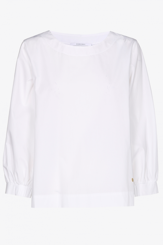 Blouse van katoen