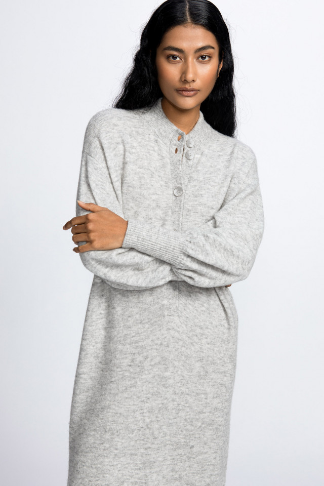 Robe en mélange de laines