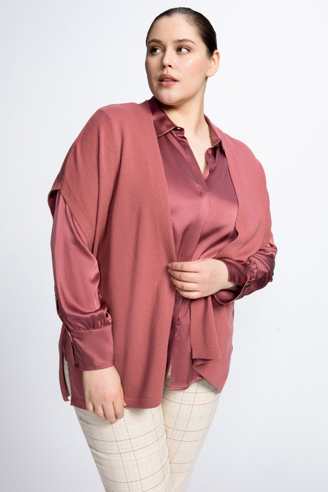 Cashmere and wool cardigan
