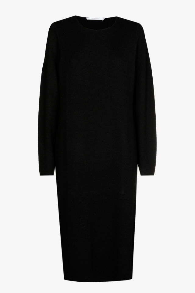 Robe midi double face