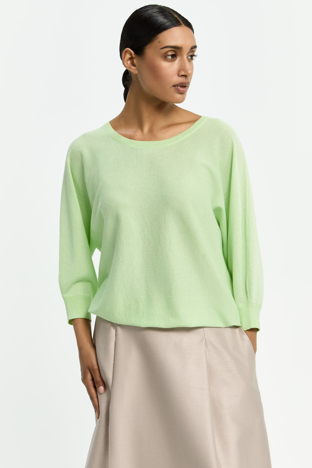 Pull fluide en lurex