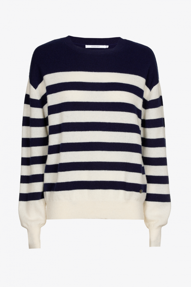 Gestreifter Pullover aus Kaschmir