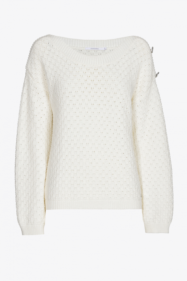 Strickpullover mit Fantasiemuster