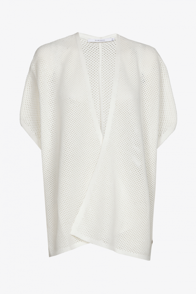 Gilet met ajoursteek